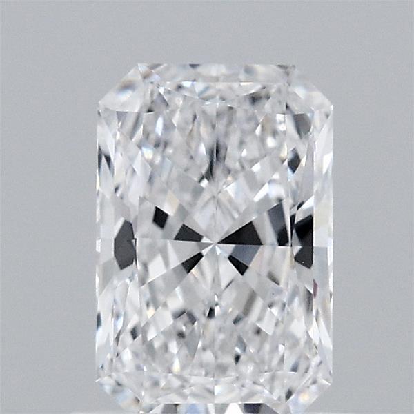 0.91 Carat Radiant Lab Grown Diamond, Excellent Polish, D Color, VS1 Clarity
