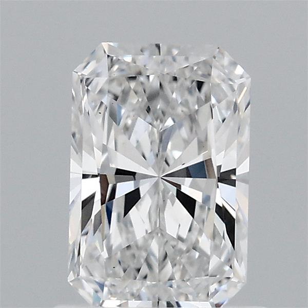 0.99 Carat Radiant Lab Grown Diamond, Excellent Polish, E Color, VS1 Clarity