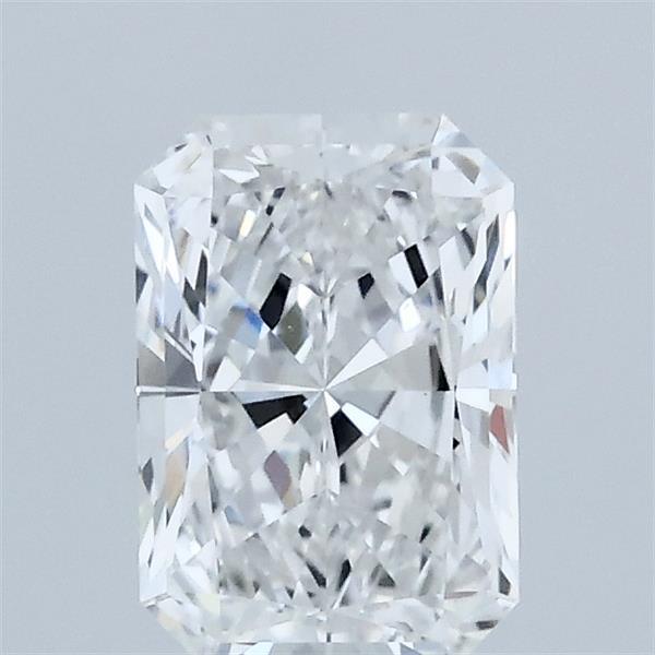 1.00 Carat Radiant Lab Grown Diamond, Excellent Polish, D Color, IF Clarity
