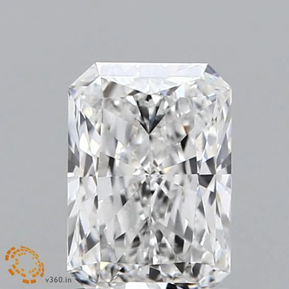 1.01 Carat Radiant Lab Grown Diamond, Excellent Cut, E Color, VS1 Clarity