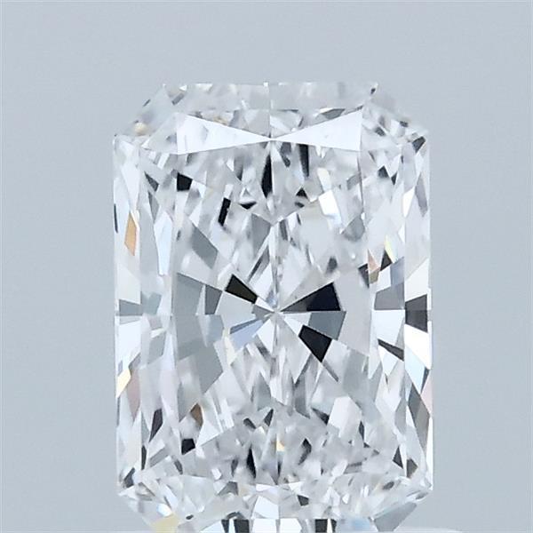 1.02 Carat Radiant Lab Grown Diamond, Excellent Polish, D Color, VS1 Clarity