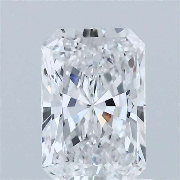1.02 Carat Radiant Lab Grown Diamond, Excellent Polish, D Color, VVS2 Clarity