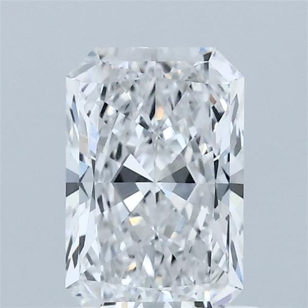 1.02 Carat Radiant Lab Grown Diamond, Excellent Polish, D Color, VVS2 Clarity
