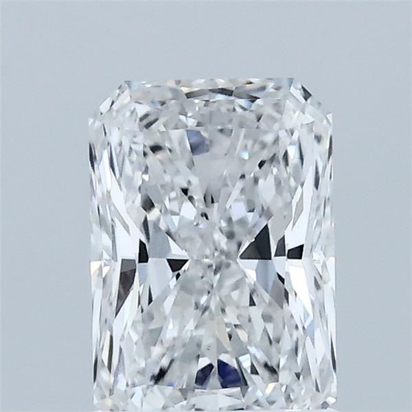 1.03 Carat Radiant Lab Grown Diamond, Excellent Polish, D Color, VVS2 Clarity
