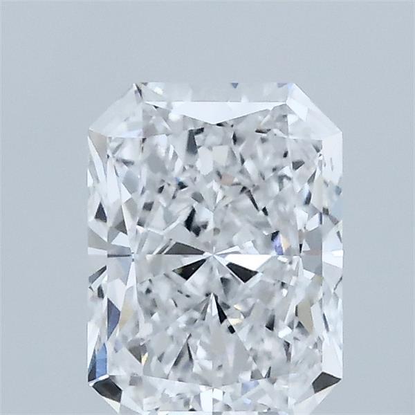 1.05 Carat Radiant Lab Grown Diamond, Excellent Polish, D Color, VVS2 Clarity