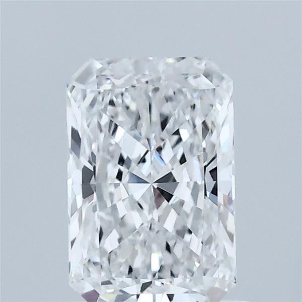 1.07 Carat Radiant Lab Grown Diamond, Excellent Polish, D Color, VVS1 Clarity
