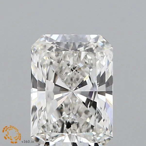 1.18 Carat Radiant Lab Grown Diamond, Excellent Polish, F Color, VS1 Clarity