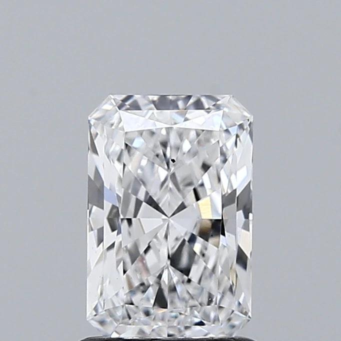 1.19 Carat Radiant Lab Grown Diamond, Excellent Polish, D Color, VS2 Clarity