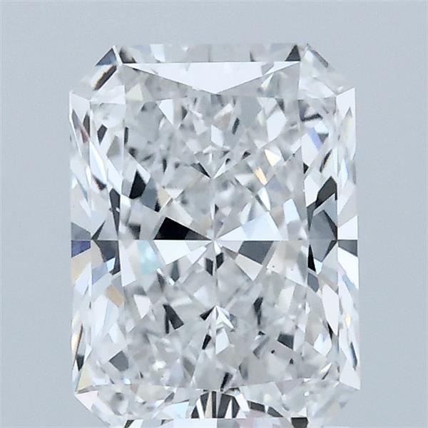 1.50 Carat Radiant Lab Grown Diamond, Excellent Polish, D Color, VS1 Clarity