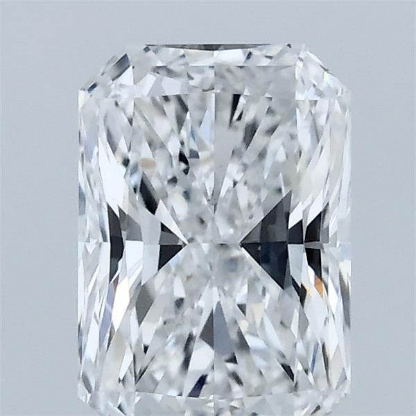 1.50 Carat Radiant Lab Grown Diamond, Excellent Polish, E Color, VS1 Clarity