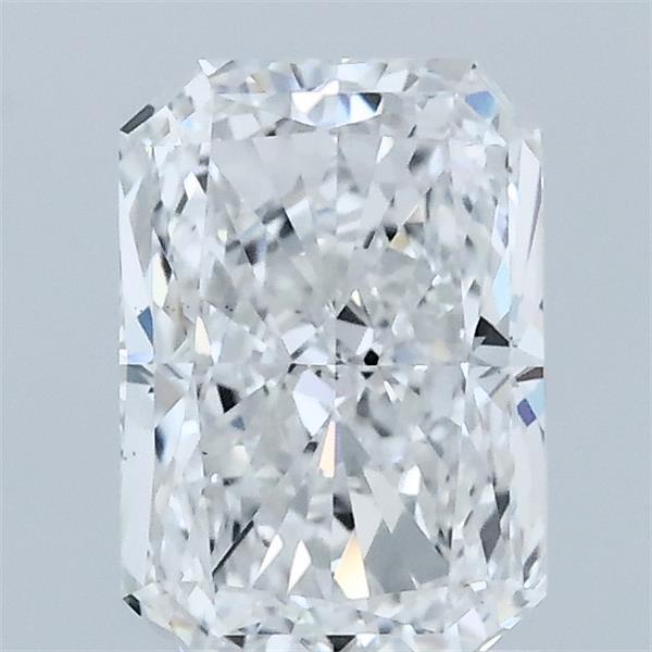 1.51 Carat Radiant Lab Grown Diamond, Excellent Polish, D Color, VS1 Clarity