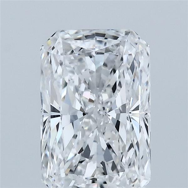 1.52 Carat Radiant Lab Grown Diamond, Excellent Polish, E Color, VS1 Clarity