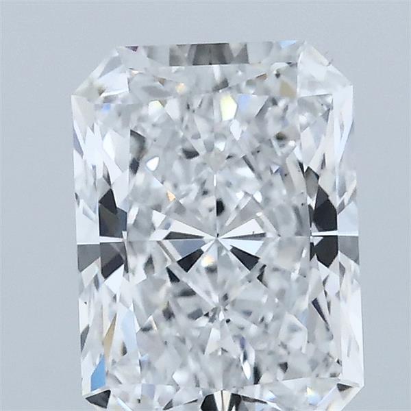 1.60 Carat Radiant Lab Grown Diamond, Excellent Polish, D Color, VS1 Clarity