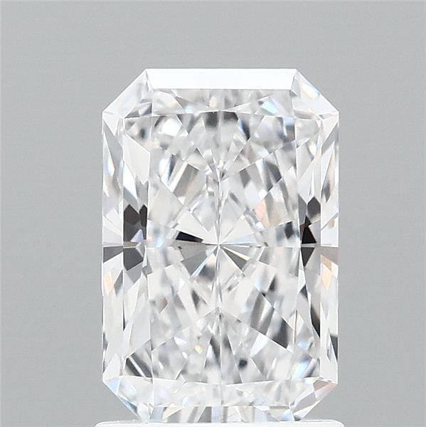 1.60 Carat Radiant Lab Grown Diamond, Excellent Polish, D Color, VVS1 Clarity