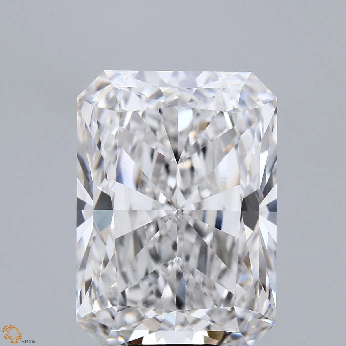16.20 Carat Radiant Lab Grown Diamond, Excellent Polish, E Color, VVS2 Clarity