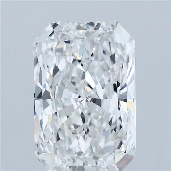 2.00 Carat Radiant Lab Grown Diamond, Excellent Polish, D Color, VVS2 Clarity