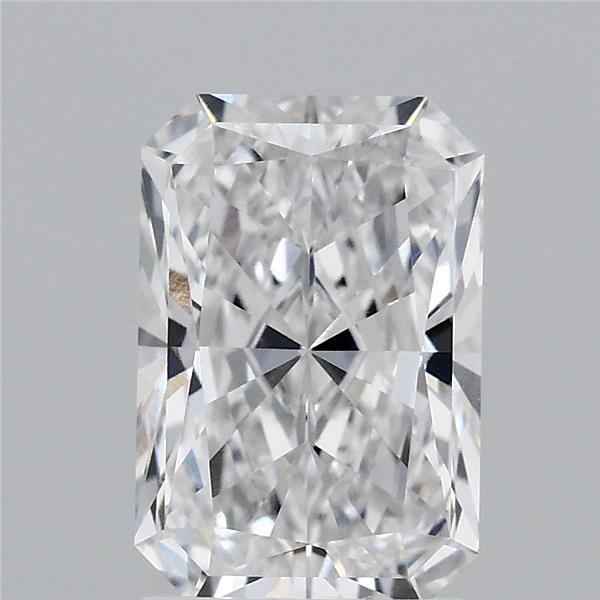 2.12 Carat Radiant Lab Grown Diamond, Excellent Polish, D Color, VVS1 Clarity