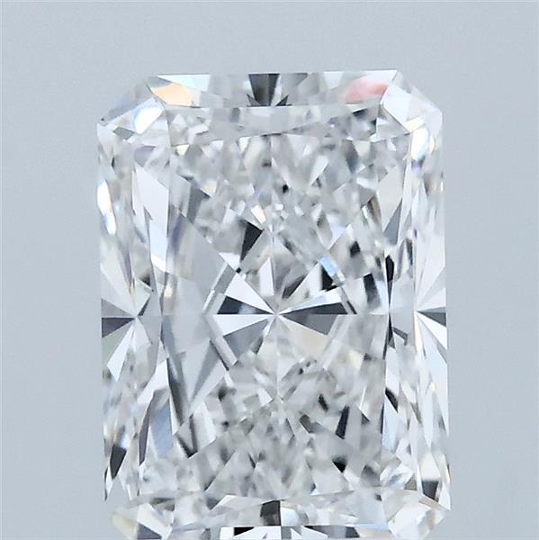2.24 Carat Radiant Lab Grown Diamond, Excellent Polish, D Color, VVS2 Clarity