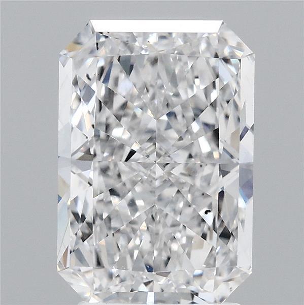 3.01 Carat Radiant Lab Grown Diamond, Excellent Polish, D Color, VS2 Clarity