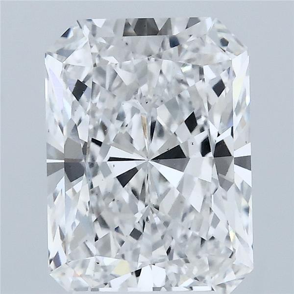 3.02 Carat Radiant Lab Grown Diamond, Excellent Polish, D Color, VS2 Clarity