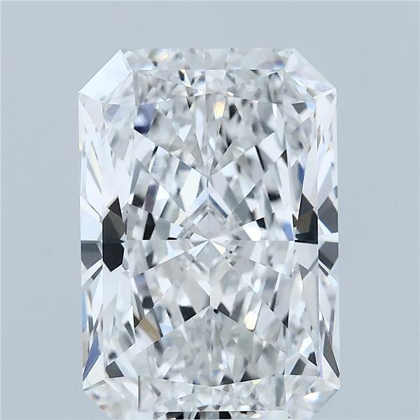 4.01 Carat Radiant Lab Grown Diamond, Excellent Polish, E Color, VS1 Clarity