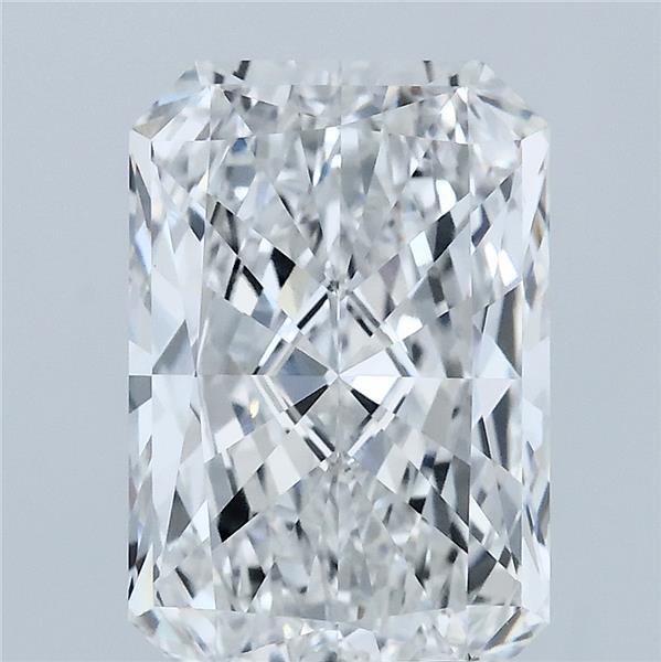 4.01 Carat Radiant Lab Grown Diamond, Excellent Polish, E Color, VVS2 Clarity