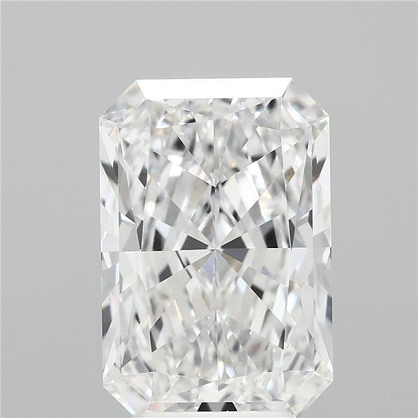 4.02 Carat Radiant Lab Grown Diamond, Excellent Polish, E Color, VVS1 Clarity