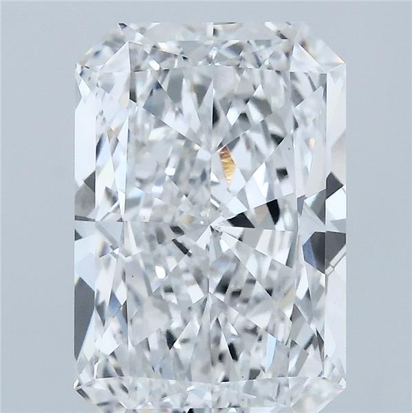 4.03 Carat Radiant Lab Grown Diamond, Excellent Polish, E Color, VVS2 Clarity
