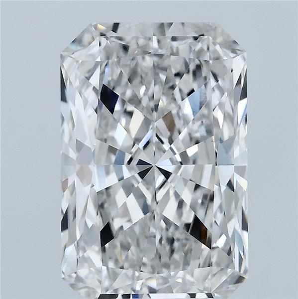 4.06 Carat Radiant Lab Grown Diamond, Excellent Polish, F Color, VS1 Clarity