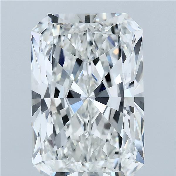 6.80 Carat Radiant Lab Grown Diamond, Excellent Polish, F Color, VS1 Clarity
