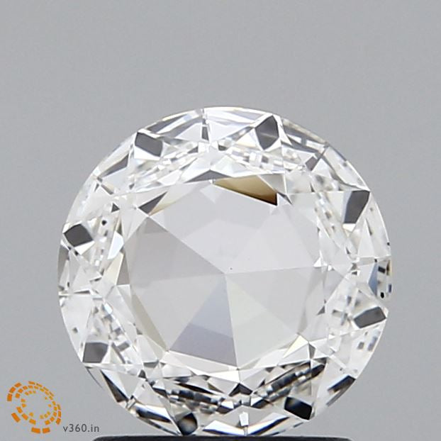 1.00 Carat Round Modified Lab Grown Diamond, Excellent Polish, E Color, VS1 Clarity