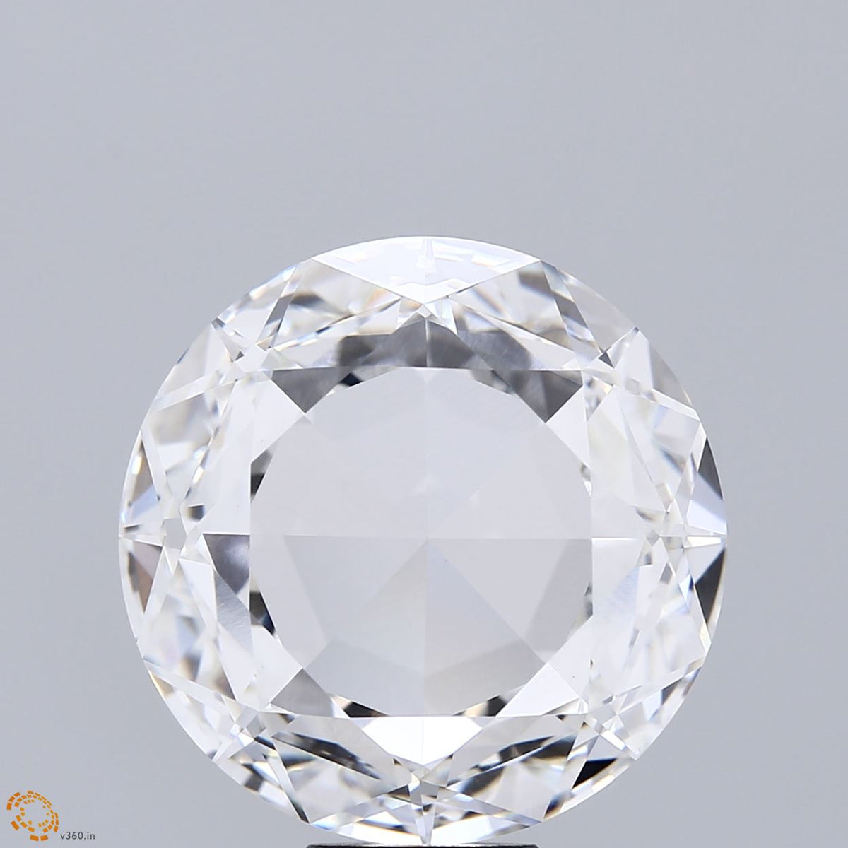10.08 Carat Round Modified Lab Grown Diamond, Excellent Polish, F Color, VVS2 Clarity