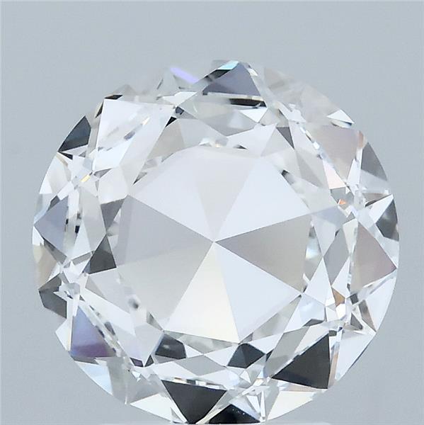 2.72 Carat Round Modified Lab Grown Diamond, Excellent Polish, F Color, VVS2 Clarity