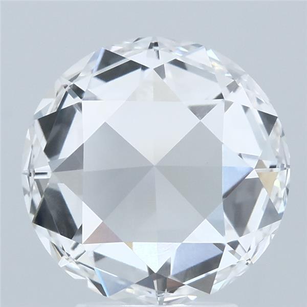 3.07 Carat Round Modified Lab Grown Diamond, Excellent Polish, E Color, VVS2 Clarity