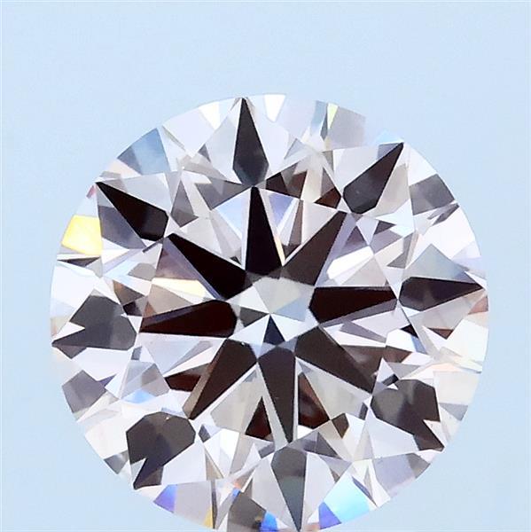 2.01 Carat Round Lab Grown Diamond, Ideal Cut, Fancy Pink Color, VS2 Clarity