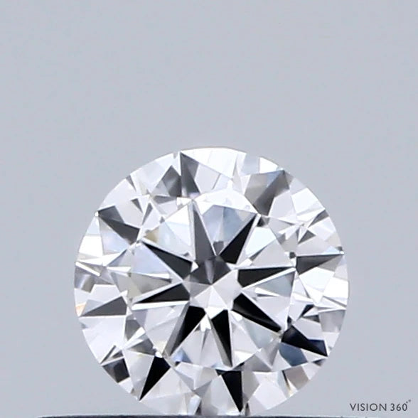 0.33 Carat Round Lab Grown Diamond, Very Good Cut, D Color, VVS1 Clarity