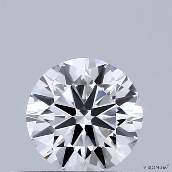 0.35 Carat Round Lab Grown Diamond, Excellent Cut, D Color, VVS1 Clarity