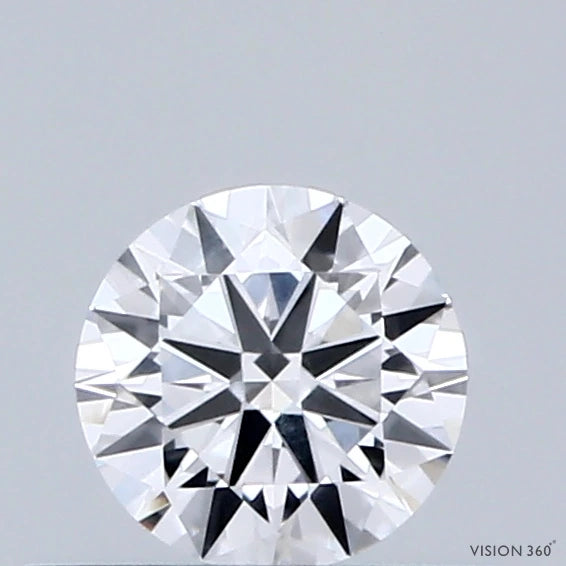 0.35 Carat Round Lab Grown Diamond, Very Good Cut, D Color, VVS1 Clarity
