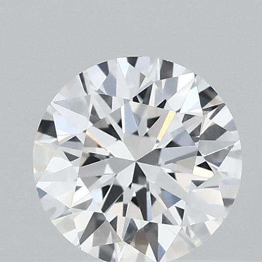 0.37 Carat Round Lab Grown Diamond, Ideal Cut, D Color, VVS2 Clarity