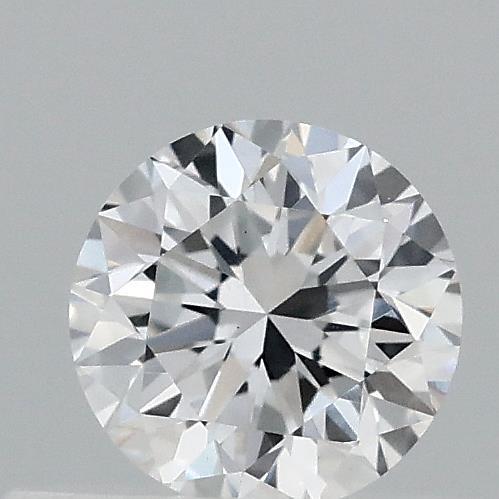 0.37 Carat Round Lab Grown Diamond, Very Good Cut, D Color, VS1 Clarity