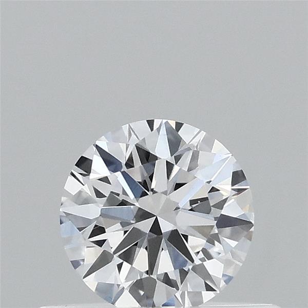 0.38 Carat Round Lab Grown Diamond, Ideal Cut, D Color, VVS2 Clarity