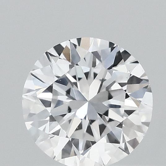 0.38 Carat Round Lab Grown Diamond, Very Good Cut, D Color, VS1 Clarity