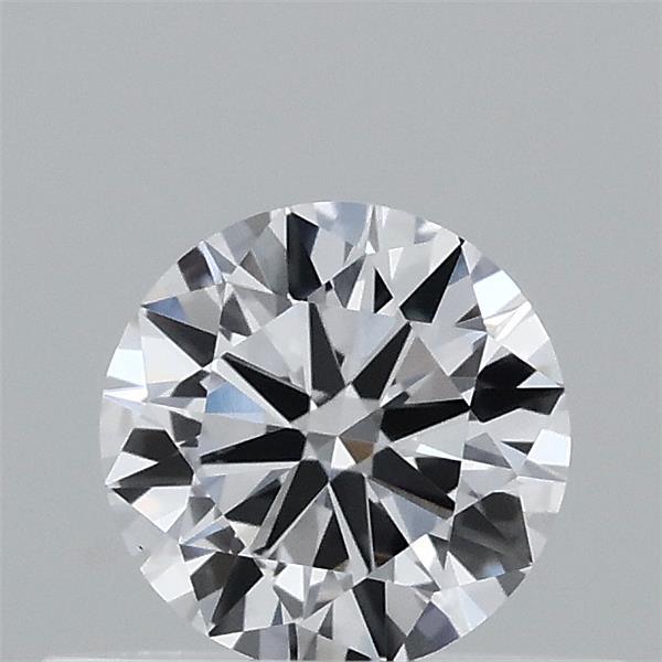 0.38 Carat Round Lab Grown Diamond, Very Good Cut, D Color, VVS1 Clarity
