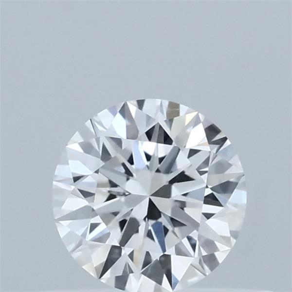 0.38 Carat Round Lab Grown Diamond, Very Good Cut, D Color, VVS2 Clarity