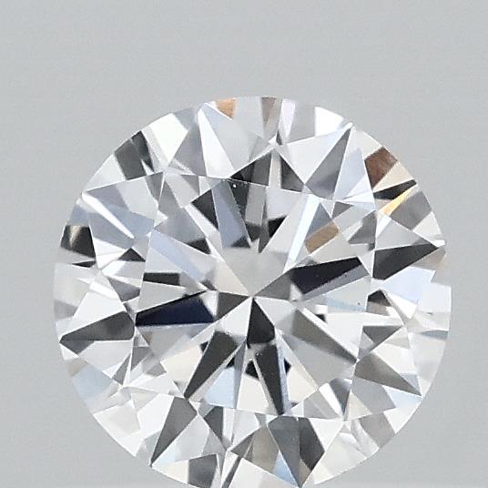 0.39 Carat Round Lab Grown Diamond, Excellent Cut, D Color, VVS2 Clarity