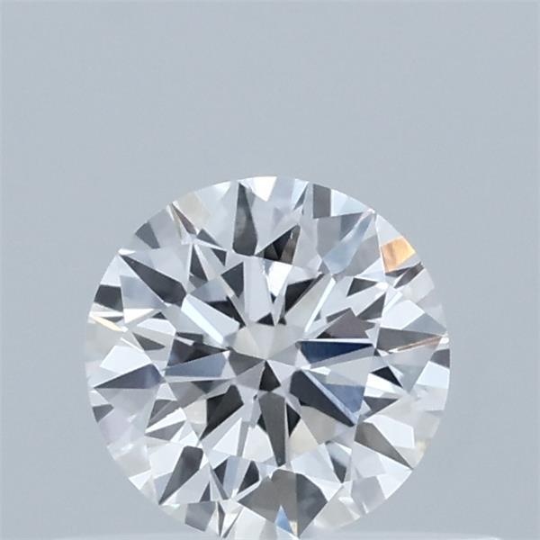 0.39 Carat Round Lab Grown Diamond, Excellent Cut, E Color, VVS2 Clarity