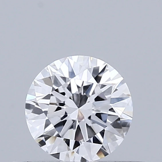 0.39 Carat Round Lab Grown Diamond, Ideal Cut, D Color, VVS2 Clarity