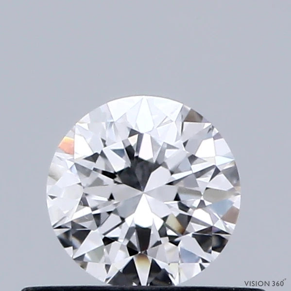 0.40 Carat Round Lab Grown Diamond, Very Good Cut, D Color, VVS2 Clarity