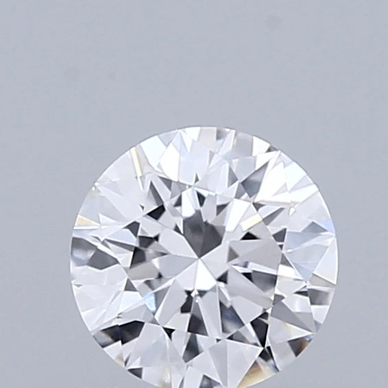0.43 Carat Round Lab Grown Diamond, Excellent Cut, D Color, VVS2 Clarity