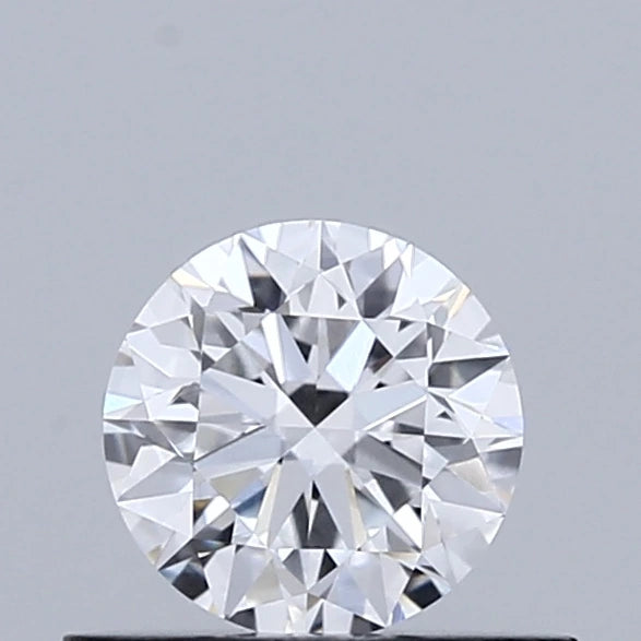 0.44 Carat Round Lab Grown Diamond, Very Good Cut, D Color, VVS2 Clarity